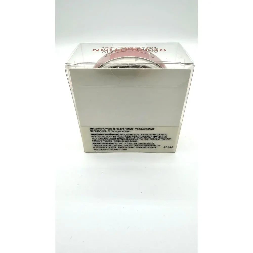 Revolution Beauty Conceal & Fix Setting Powder, Light Yellow, SEALED, New